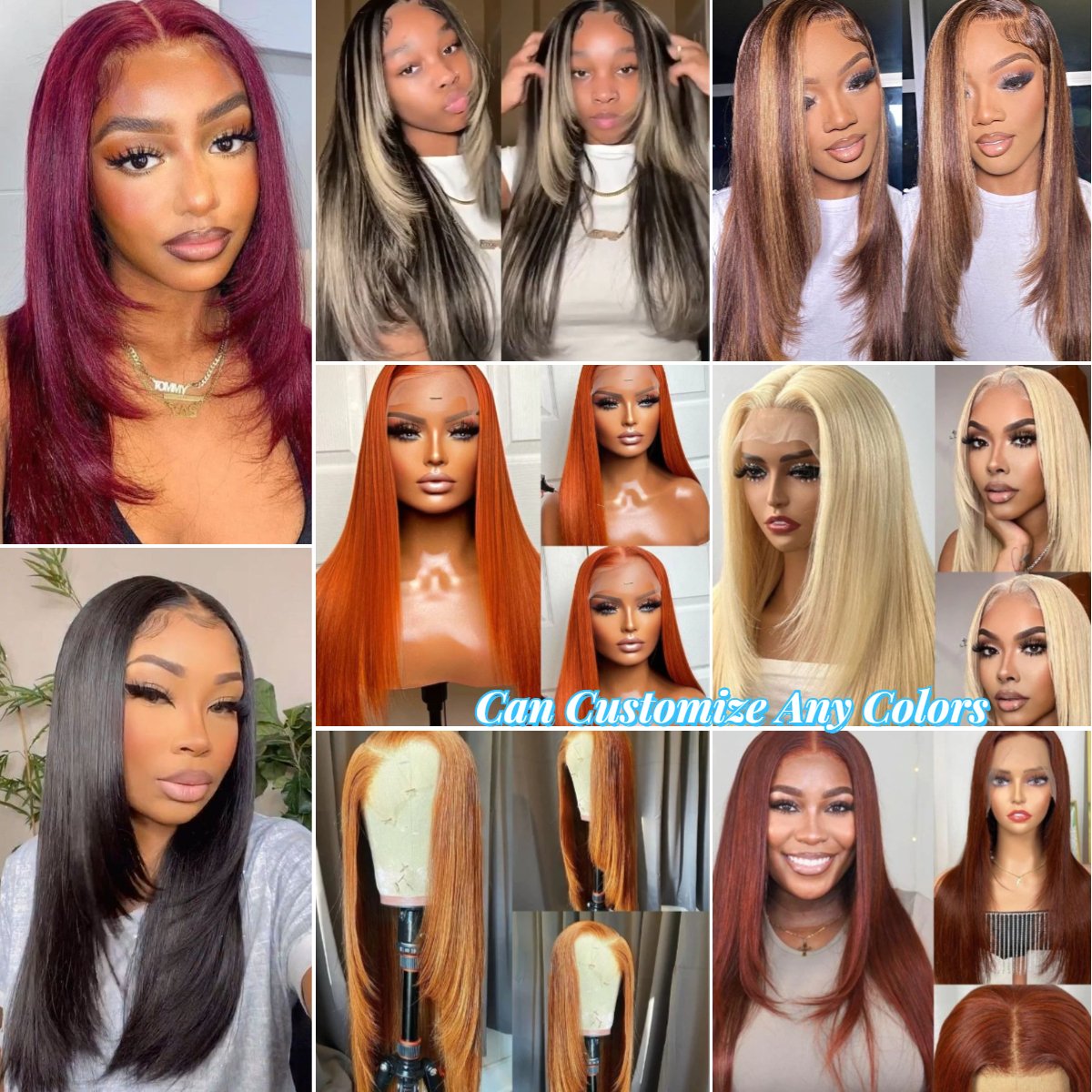 Wholesale Raw Vietnamese Hair Natural Bone Straight Human Hair Wig Butterfly Layer Haircut Realistic 13x4 HD Lace Front Wigs