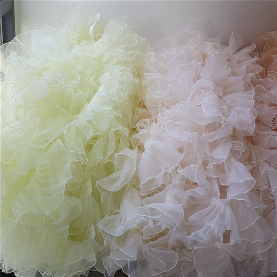 10CM Wide Organza Stereoscopic Pleated Fold Mesh Tulle Lace Ribbon Trim Sewing DIY Crafts Cushion Curtain Garment Dress Tassel