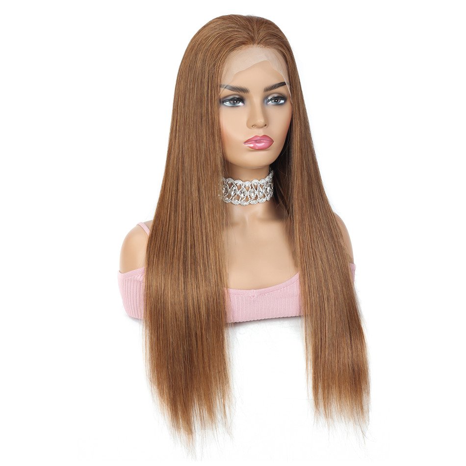 Yeswigs #27 Color Lace Frontal Wigs Wholesale HD Full Lace Front Wigs Straight Hair Brazilian Human Hair Wigs For Black Women