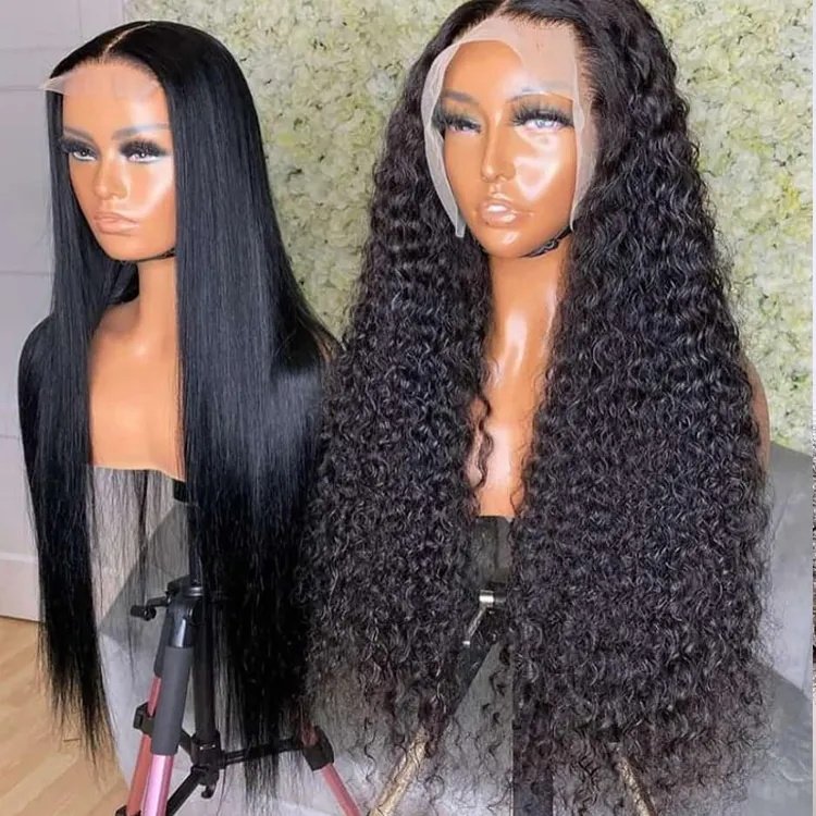 Large Stock Wholesale 180% Density Glueless Full HD Lace Wig,HD Full Lace Wig,PrePlucked Swiss invisible Full Lace Brazilian Wig