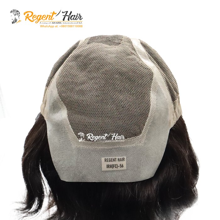 Customized MOQ with template Factory high quality lace and skin integration topper piece 100% Indian human hair Export From BD