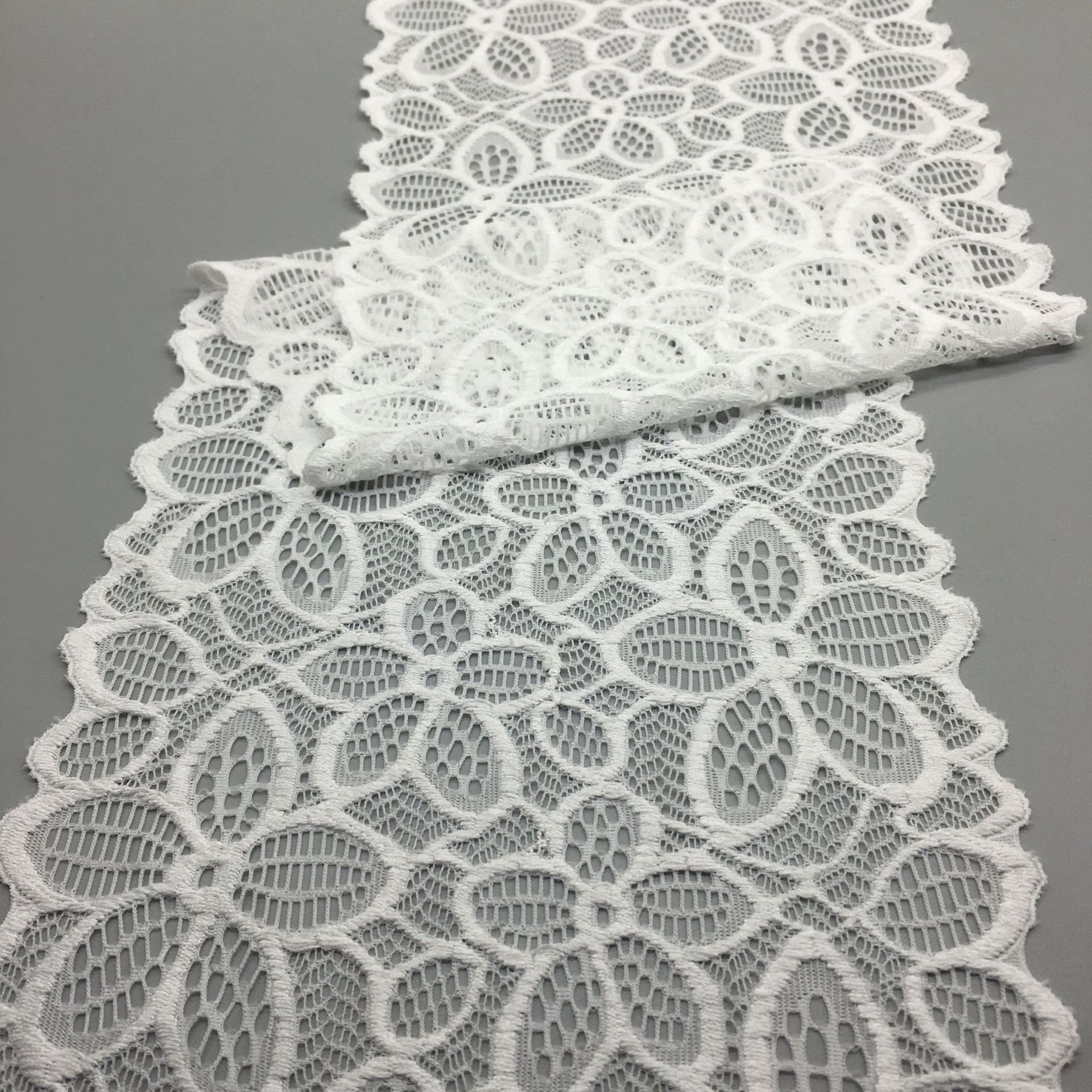2023 Hot sale Nylon lace 18cm elastic lace bra underwear skirt case scarf accessories lace