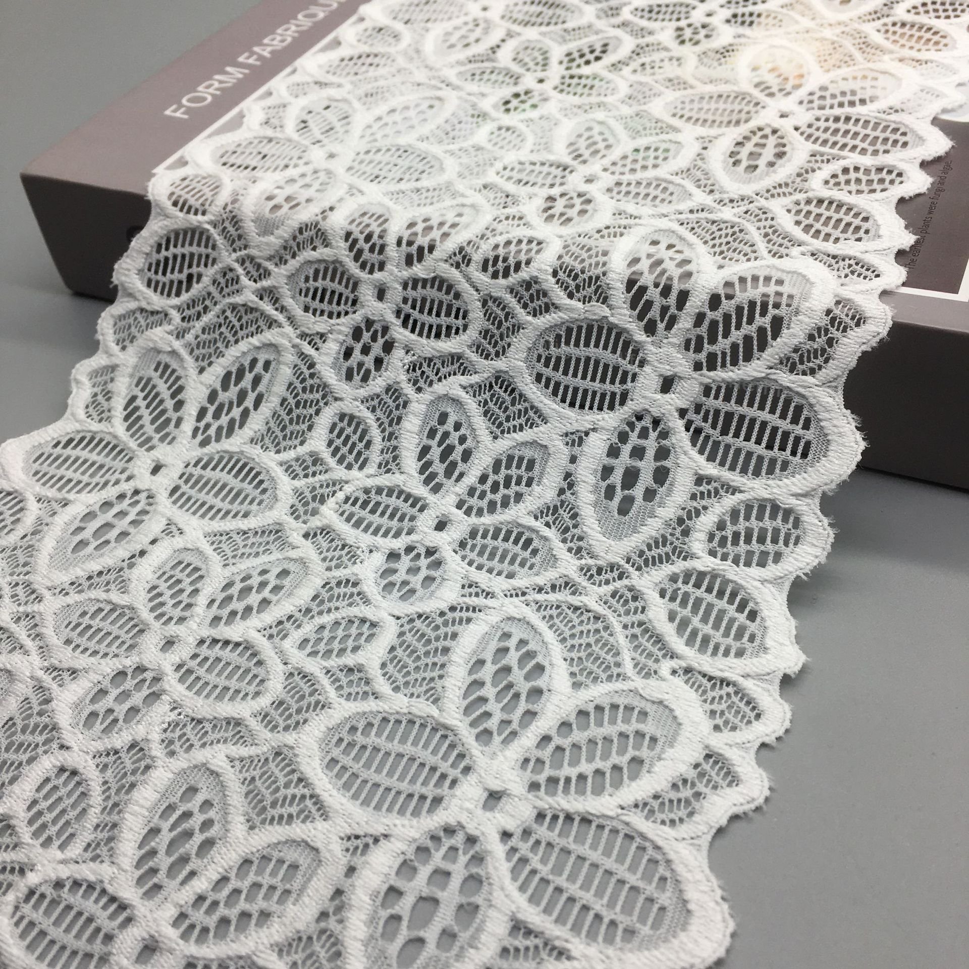 2023 Hot sale Nylon lace 18cm elastic lace bra underwear skirt case scarf accessories lace