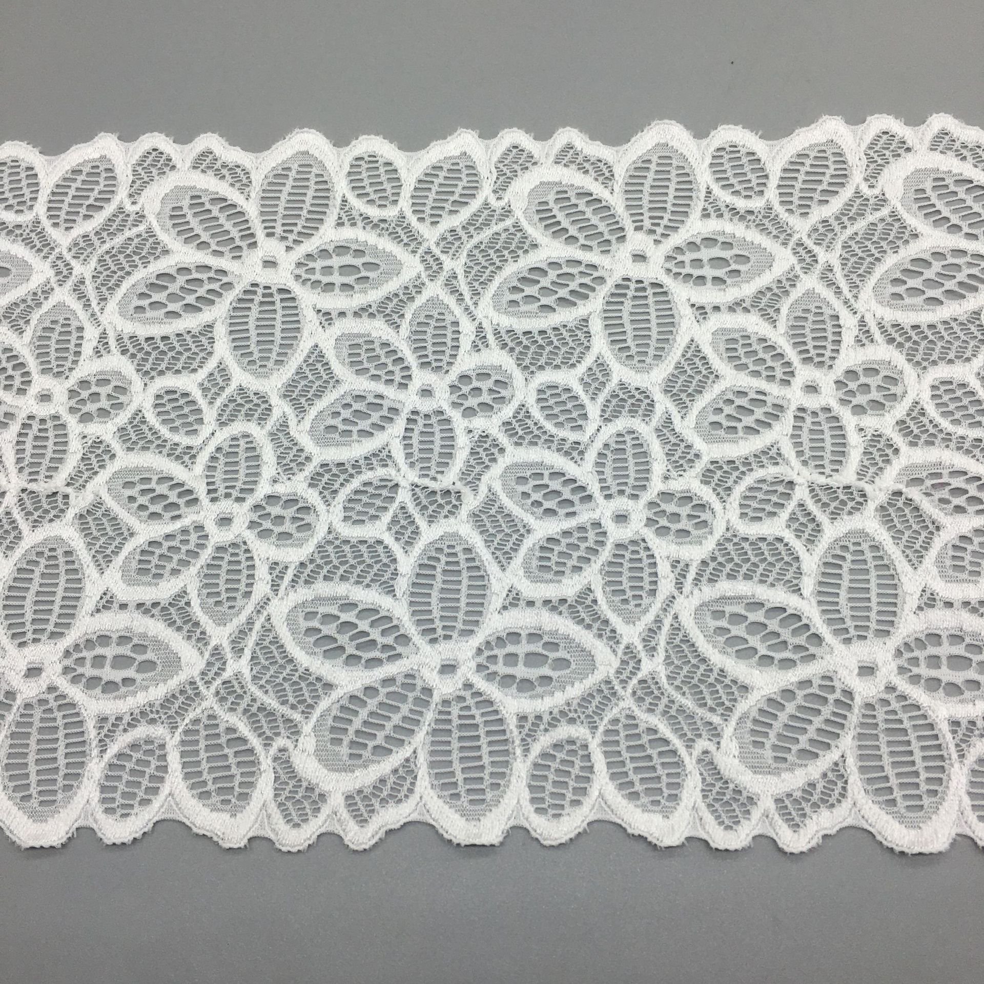 2023 Hot sale Nylon lace 18cm elastic lace bra underwear skirt case scarf accessories lace