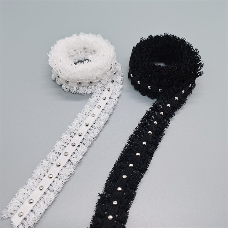 High Quality Silk Lace Ribbon Lace nail Bundles For Clothing Lace Front For Garment