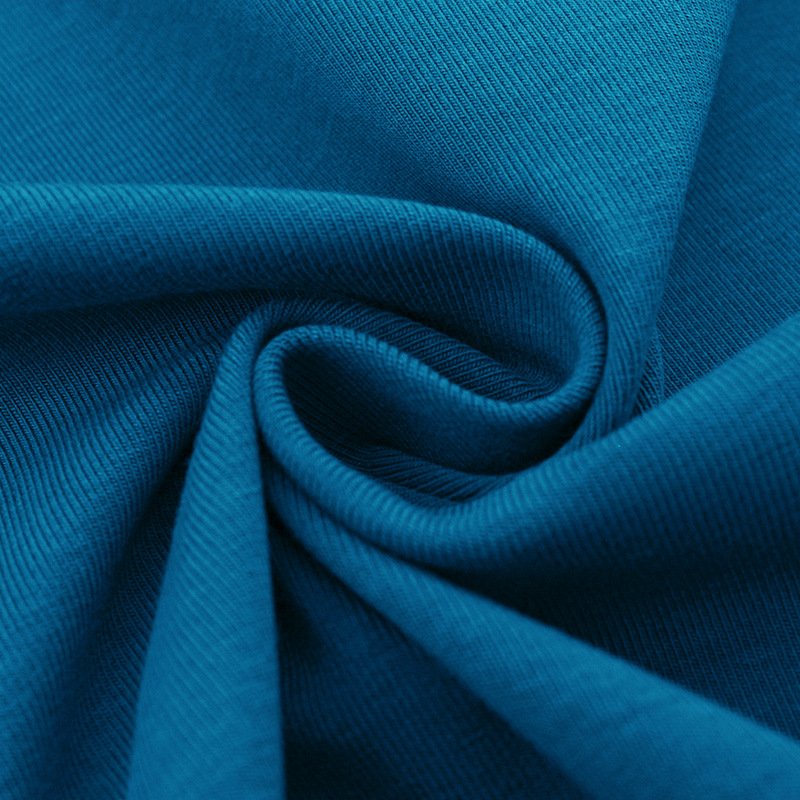 Mercer mixed fabric 46% cotton 46% modal 8% spandex 172CM/300G brush double 1*1 rib fabric for sportswear