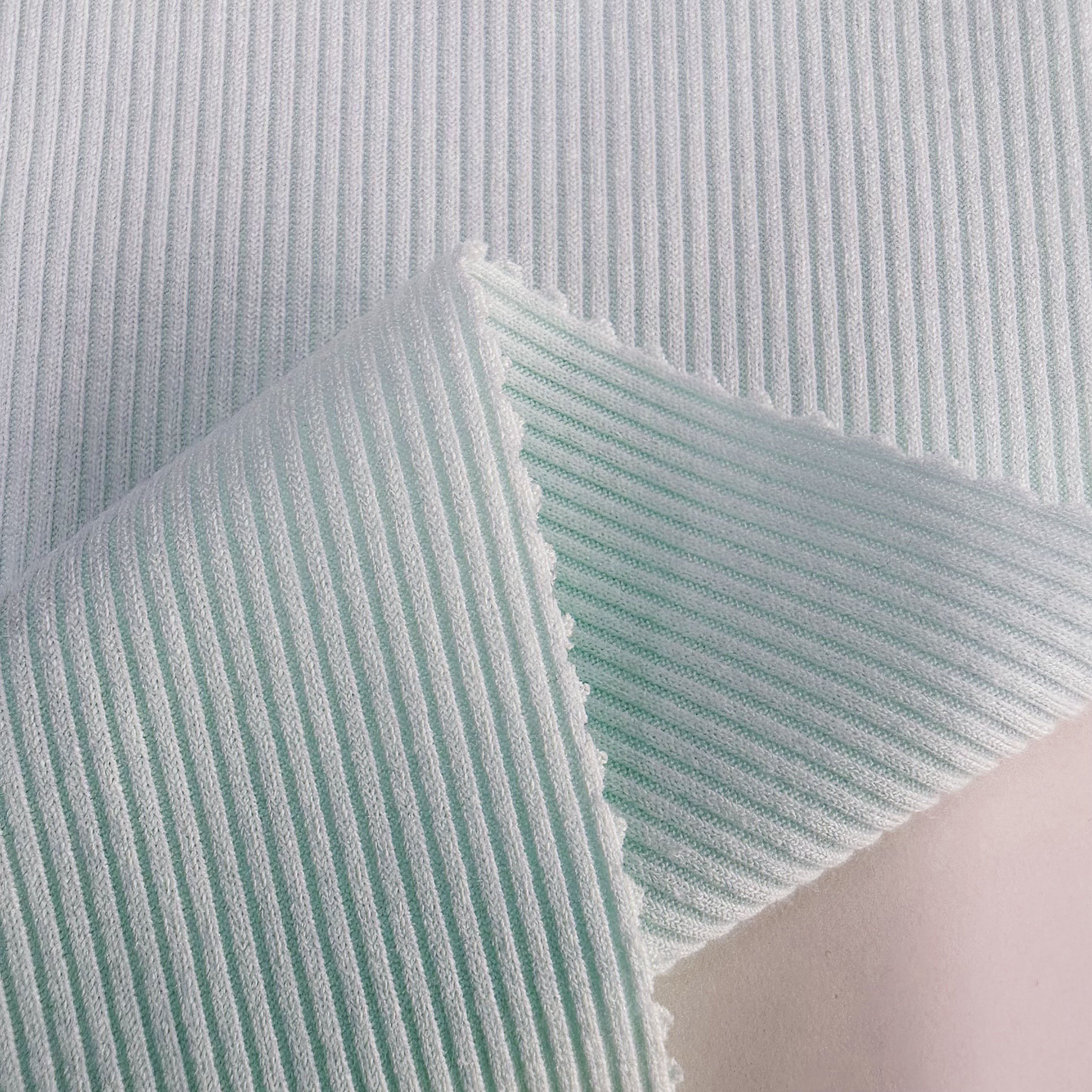 Hot Sale anti-pilling 300gsm polyester Spandex ribbed Fabric Knit poly stretch Plain 2*2 Rib Fabric for Garment