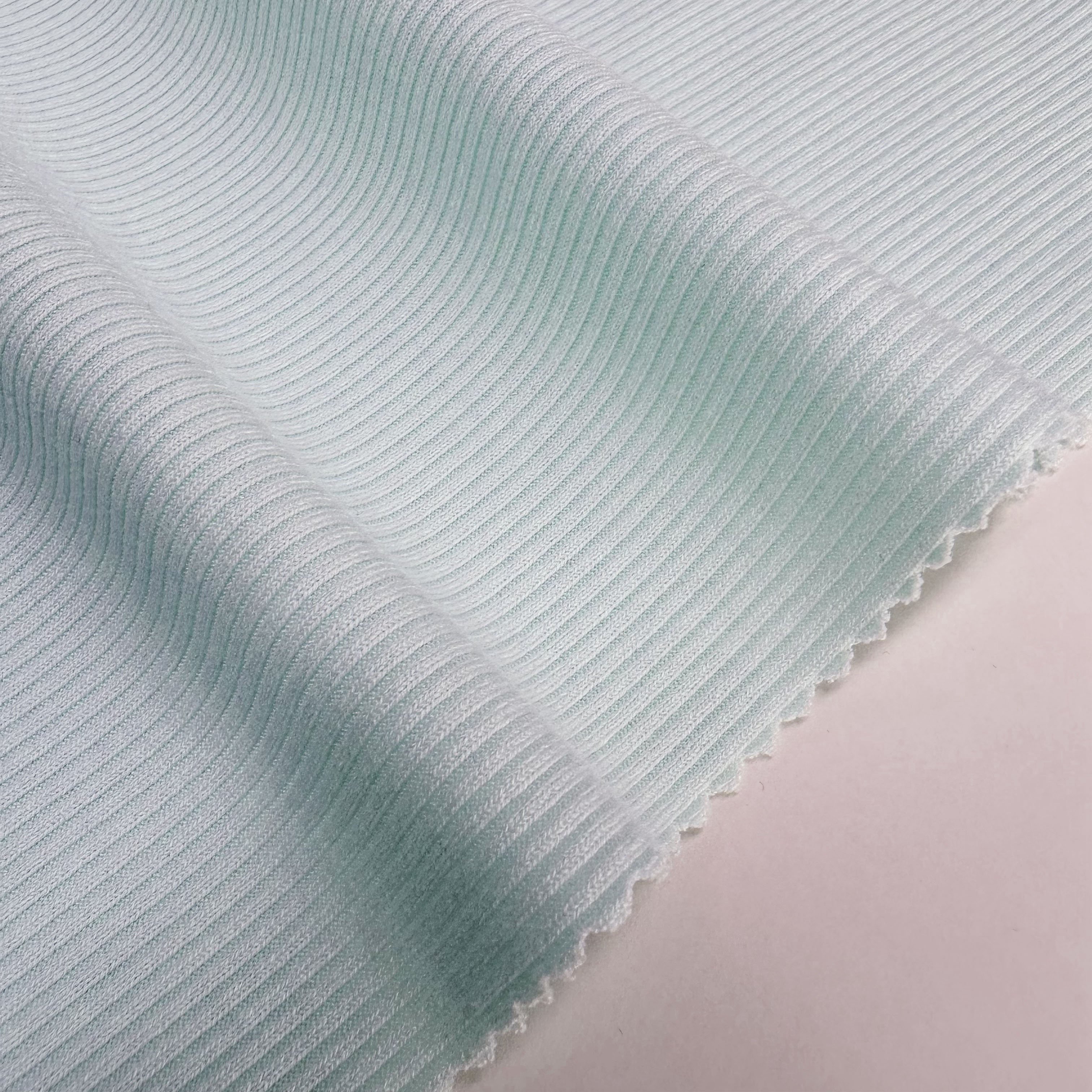 Hot Sale anti-pilling 300gsm polyester Spandex ribbed Fabric Knit poly stretch Plain 2*2 Rib Fabric for Garment