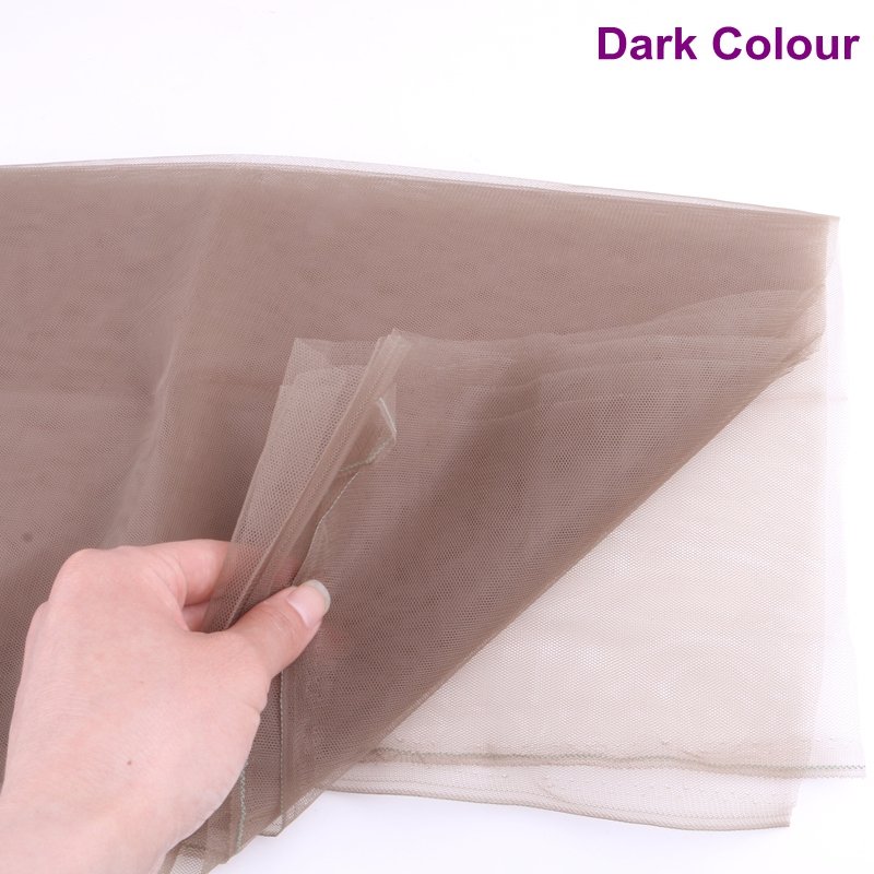 XUCHANG HARMONY 91cmx107cm 1 Yard Toupee and Lace Closure Hair Nets Accessories Soft Elastic Swiss Lace for Wig Making
