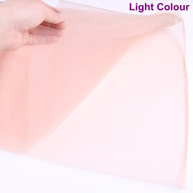 XUCHANG HARMONY 91cmx107cm 1 Yard Toupee and Lace Closure Hair Nets Accessories Soft Elastic Swiss Lace for Wig Making