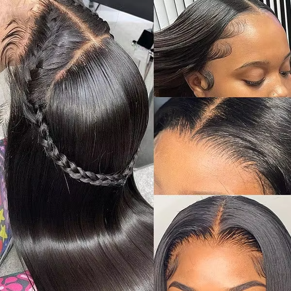 13x6 Straight Raw vietnamese Hair Wigs Glueless Full HD Transparent Lace Front Wigs Bone Straight Virgin Remy Indian Hair Wigs