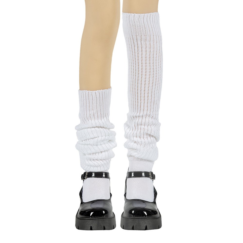 Women's 15-Color Cosplay Socks Loose Slouch Socks Boot Stockings with Logo Body Knee-Length JK Uniform Accessories Leg Warmers