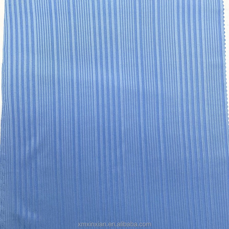 XF187 supplier high quality breathable stretchy ribbed polyester spandex rib knitted swimwear fabric for bikini swimsuit
