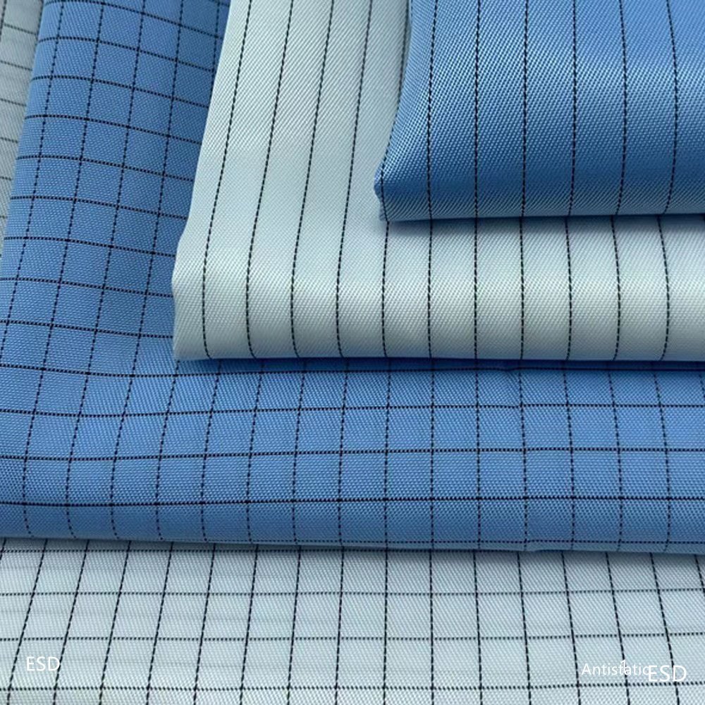 Morden Style Yellow Fr Cotton Antistatic Nonwoven Conductive Fabric