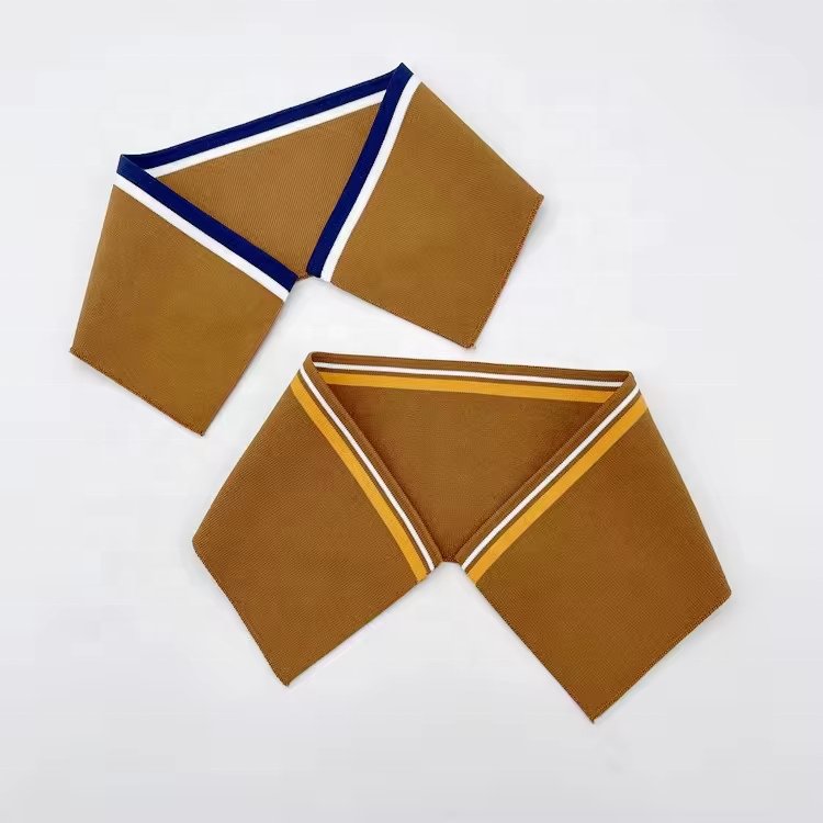 Custom Eco-friendly 97% polyester 3% spandex rib collar knit garment accessory
