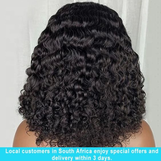 Stock in South Africa Cheap Human Hair Glueless Bob Wig 13x4 HD Transparent Lace Bob Wig Ready to Go Short Wigs For Black Women