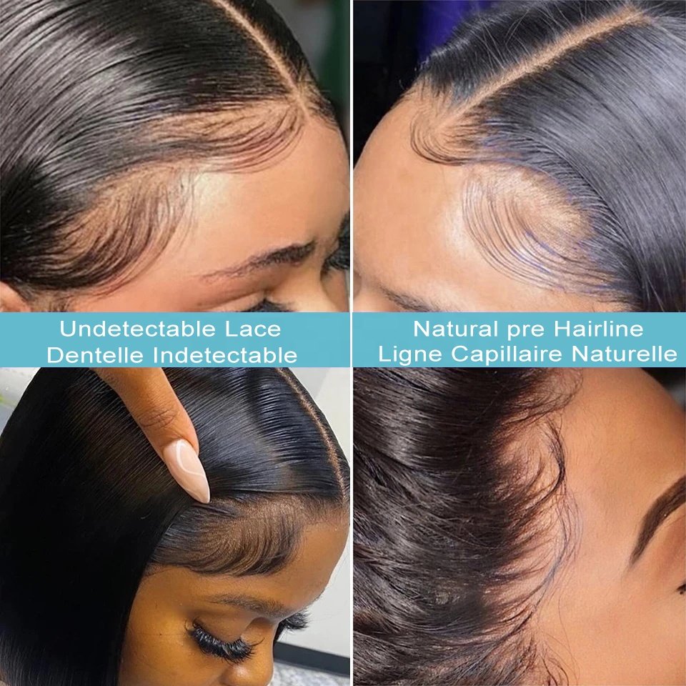 Stock in South Africa Cheap Human Hair Glueless Bob Wig 13x4 HD Transparent Lace Bob Wig Ready to Go Short Wigs For Black Women