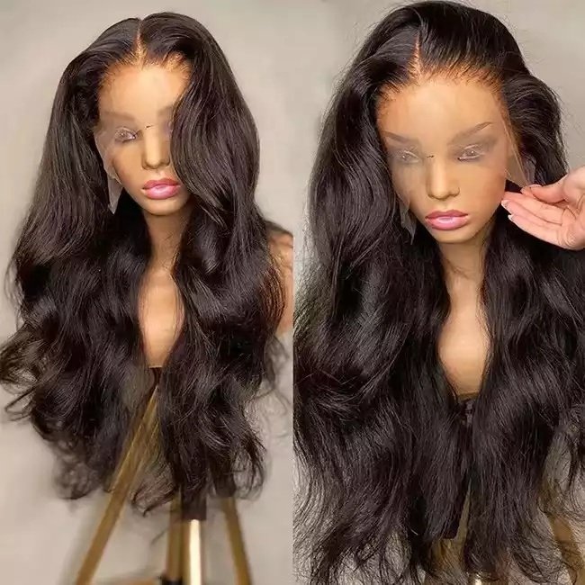 Virgin Brazilian Human Hair 13x6 Transparent Hd Lace Frontal Wigs,Remy Body Wave 360 Full Lace Front Wigs For Black Women