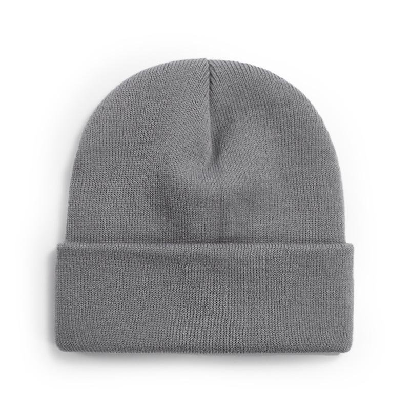 High Quality Embroidery Men Women Winter Hat Blank Custom Logo Knit Hat Plain Blank Ribbed Cuffed Beanie wholesale