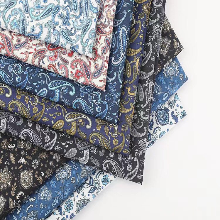Environmentally Cotton Polyester Rayon Spandex Fabric Customized Printed Swedish Dish Table Cloth for Clothing Home Textile