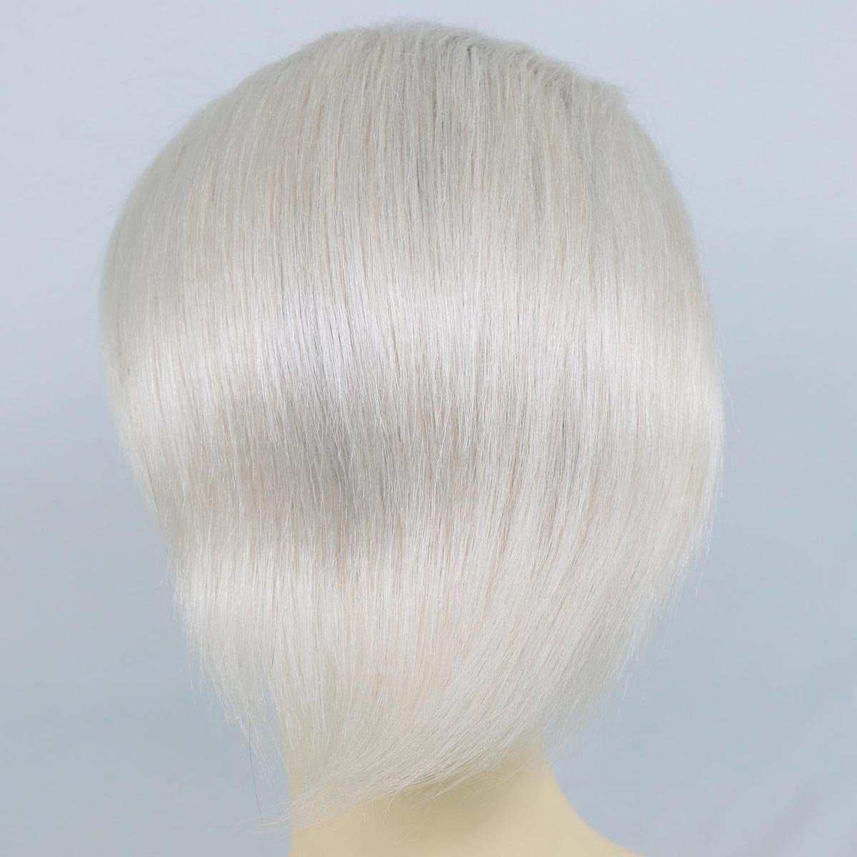Mens Hair Replacement System 1B Off Black Roots Ombre #60 Platinum Blonde Color Thin Skin French Lace Toupee For Men Human Hair