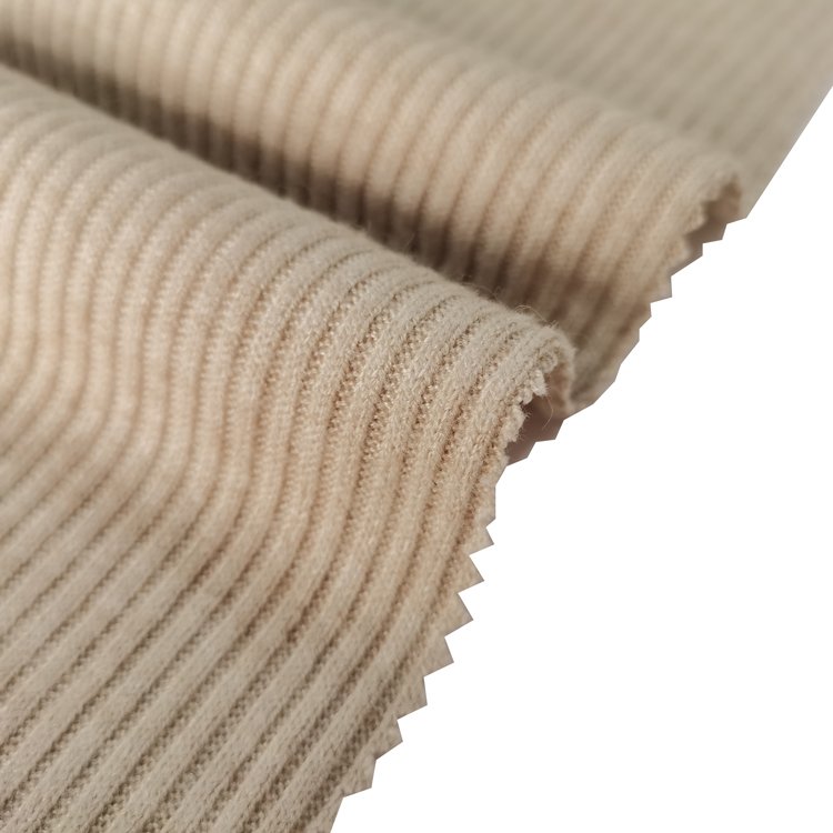 Hot sale Hot sales winter season imitation cashmere knitted RIB fabric RTN RIB for tops