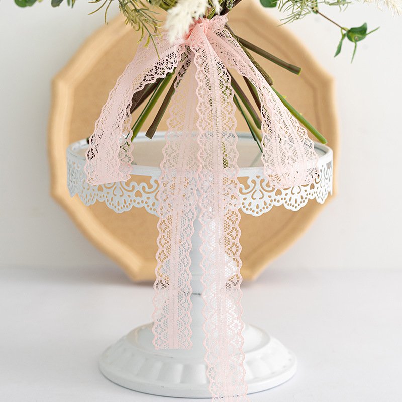 Lace Ribbon Rose Flower Cake Diy Decorative Ribbon Hollow Lace Packaging Ribbon