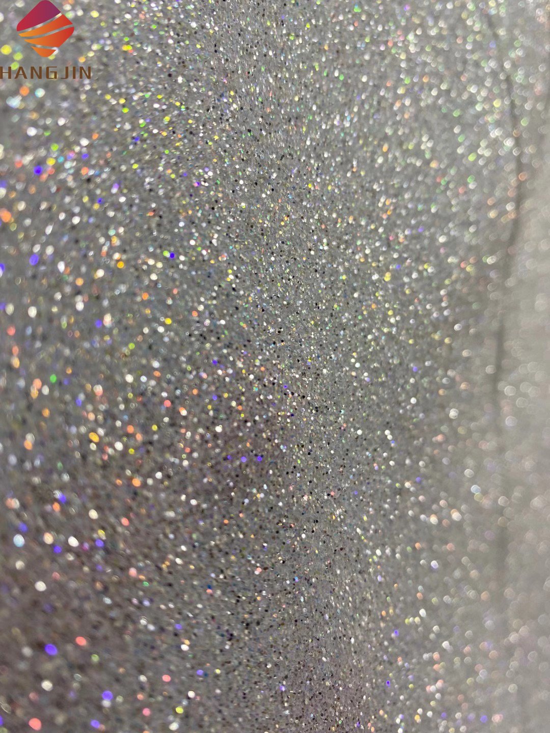 Wholesale Embroidered Tulle Lace Fabric Silver White Luxury Glued Sequin Glitter Lace Fabric For Wedding Gowns