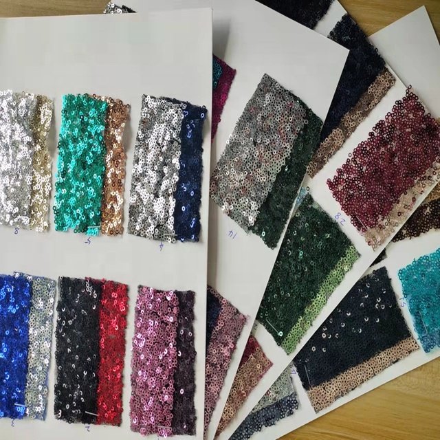 active demand Fashion dressglitter sequin beaded embroidery fabric
