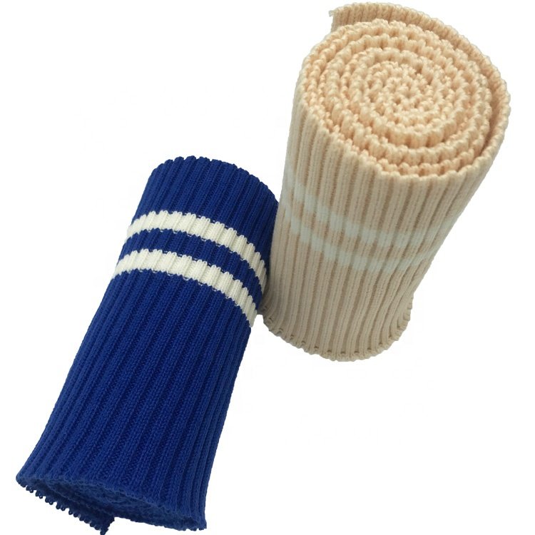 2x2 knitting custom ribbed collar,cuffs and Hem high quality rib for thick jacket