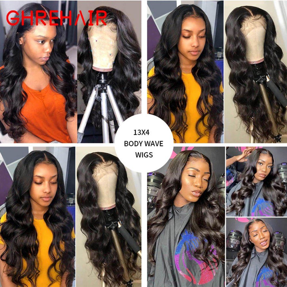 Pelucas-Cabello-Humano-Mink Brazilian Natural 100% Human Hair Wig,13x4 Transparent Hd Lace Frontal Wig For Black Women