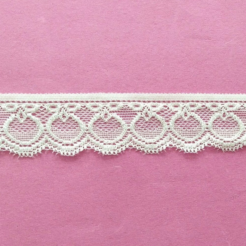 2024 elastic lace fashion elastic lycra lace 3cm width lace wholesale