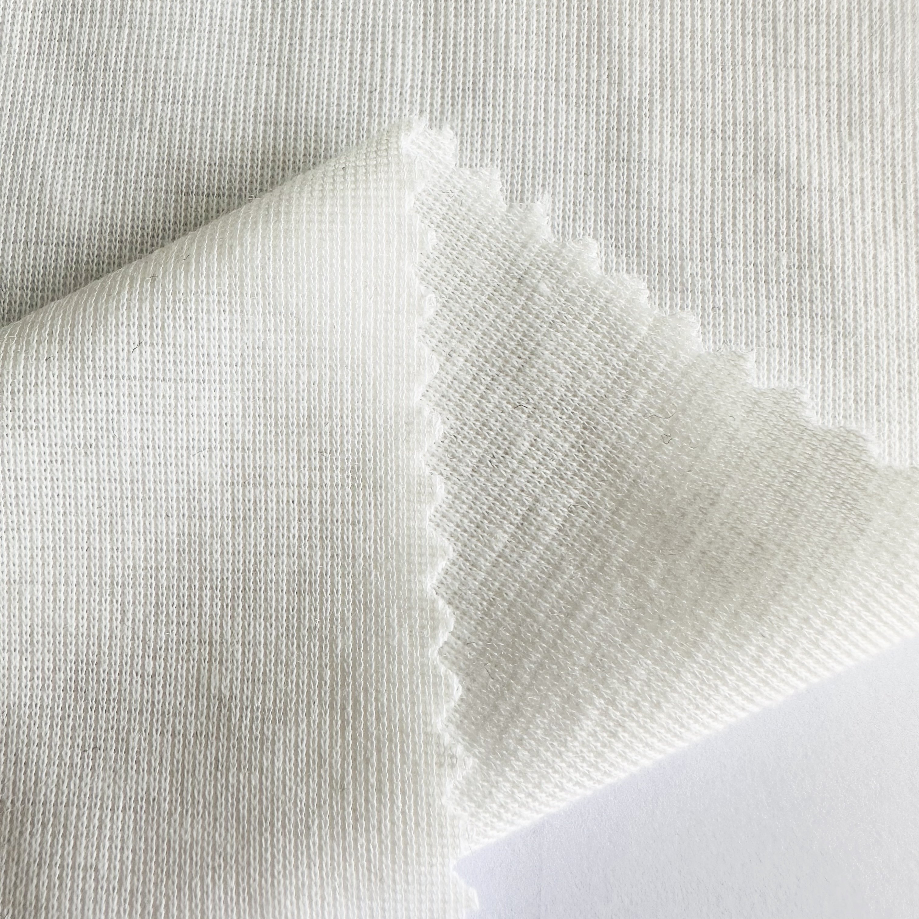 custom striped ribbed knit fabric 96% polyester 4% spandex stretchy 1*1 RIB fabric for neck and clothing collar