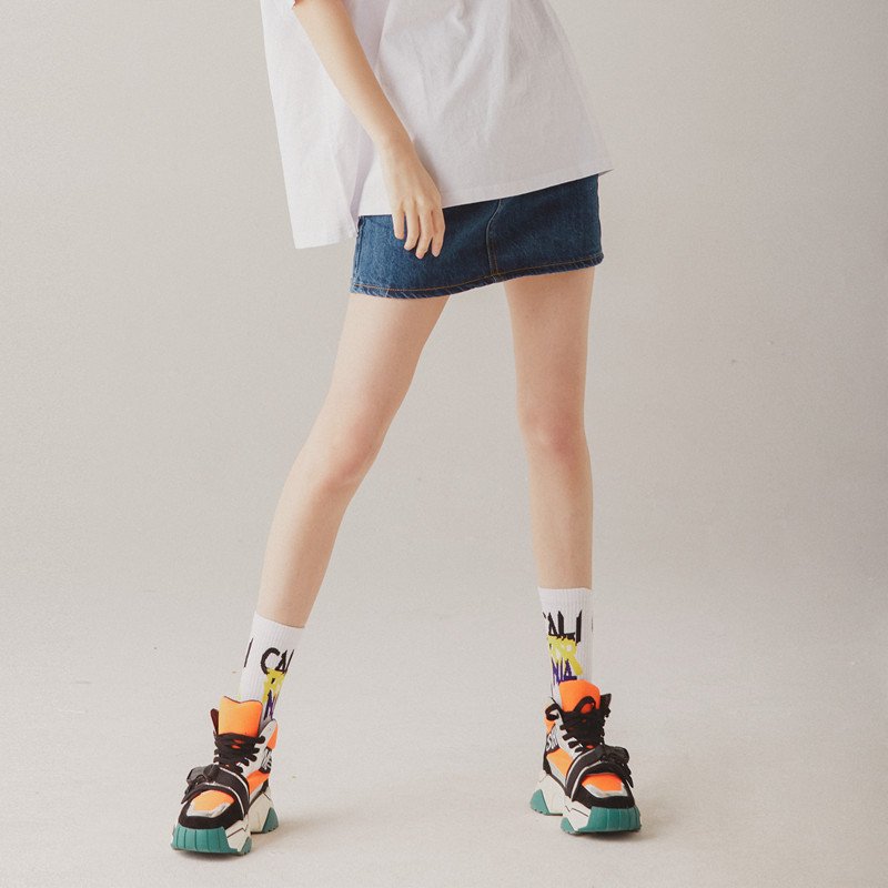Womens Novelty Bamboo Fiber Socks Bulk Cotton Ribbed Eco Friendly Plain Crew White Socks For Girls