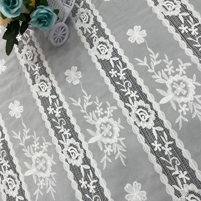 Customization Embroidery Fabric Guipure Eyelet Hoh Lace Fabrics african for Women Clothes