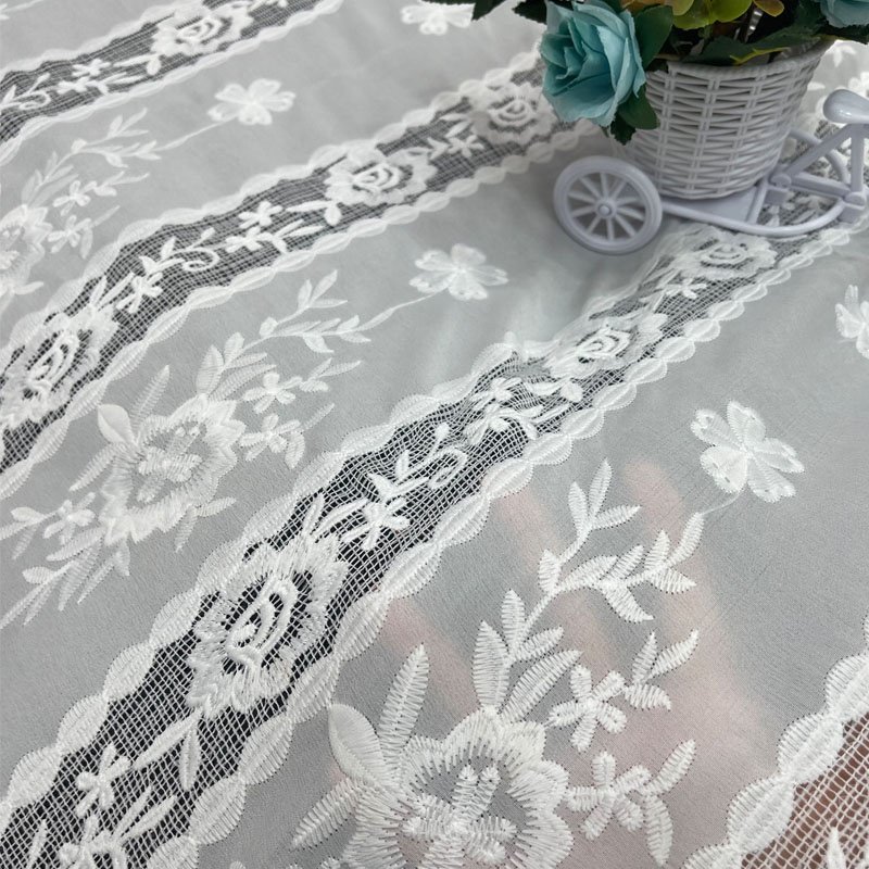Customization Embroidery Fabric Guipure Eyelet Hoh Lace Fabrics african for Women Clothes