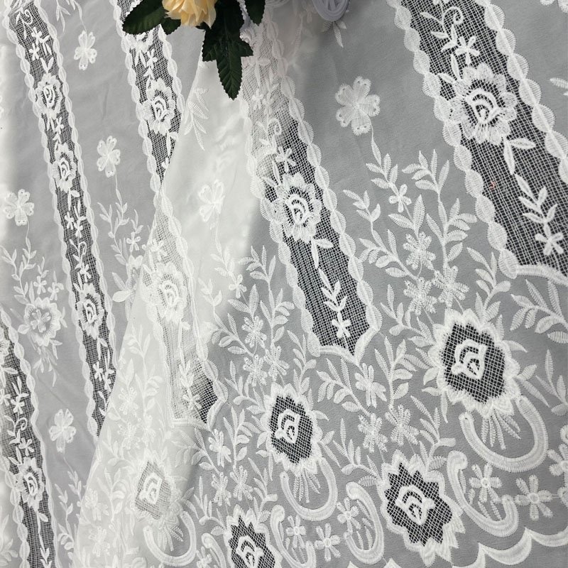 Customization Embroidery Fabric Guipure Eyelet Hoh Lace Fabrics african for Women Clothes