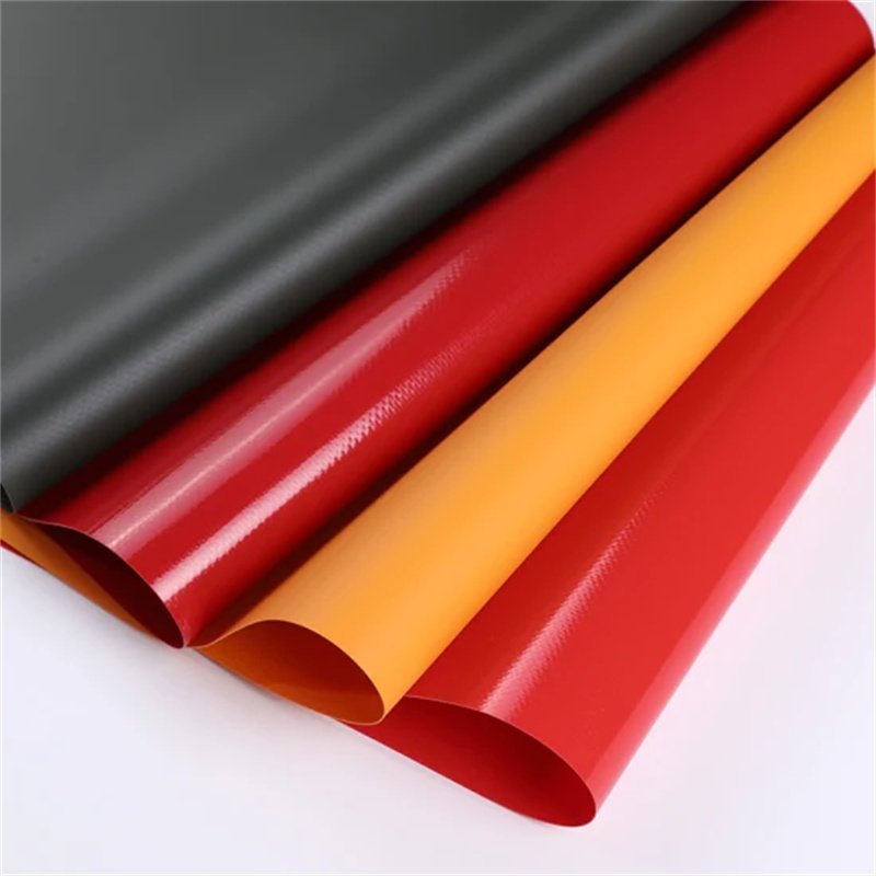 Heavy Duty 1000d 610gsm Blue Waterproof Covering PVC Tarps Sheet Fireproof Tarpaulin Cover For Truck Tent
