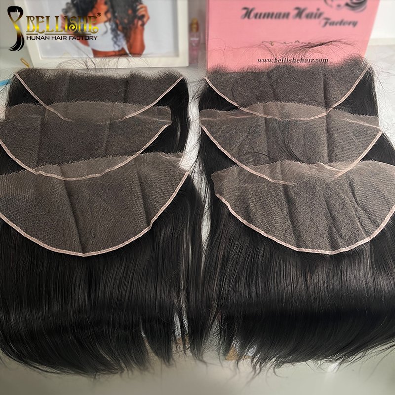 Best Quality Cuticle Aligned Thin Transparent HD Lace Frontal/Closure, Pre Plucked 13x6 Virgin Transparent Swiss HD Lace Frontal