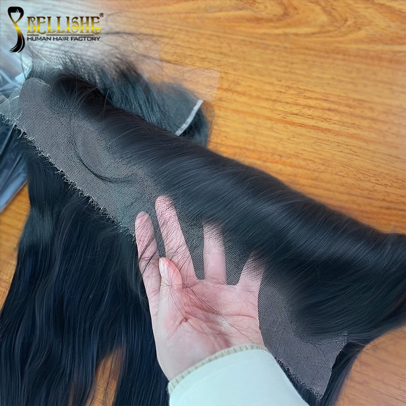 Best Quality Cuticle Aligned Thin Transparent HD Lace Frontal/Closure, Pre Plucked 13x6 Virgin Transparent Swiss HD Lace Frontal