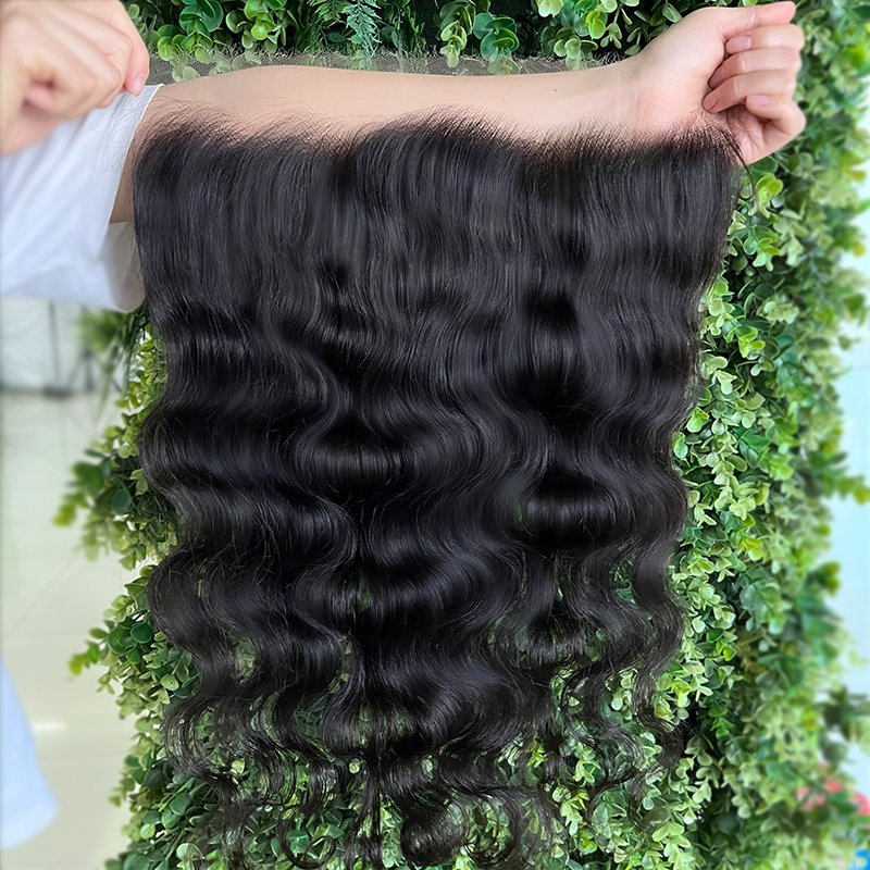 Best Quality Cuticle Aligned Thin Transparent HD Lace Frontal/Closure, Pre Plucked 13x6 Virgin Transparent Swiss HD Lace Frontal
