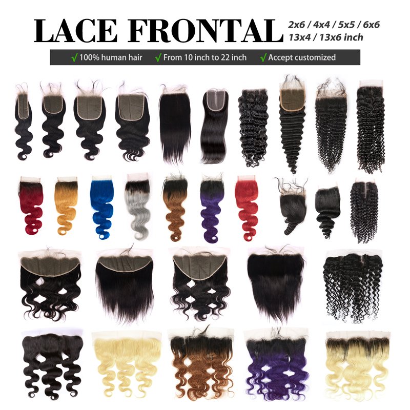 Best Quality Cuticle Aligned Thin Transparent HD Lace Frontal/Closure, Pre Plucked 13x6 Virgin Transparent Swiss HD Lace Frontal