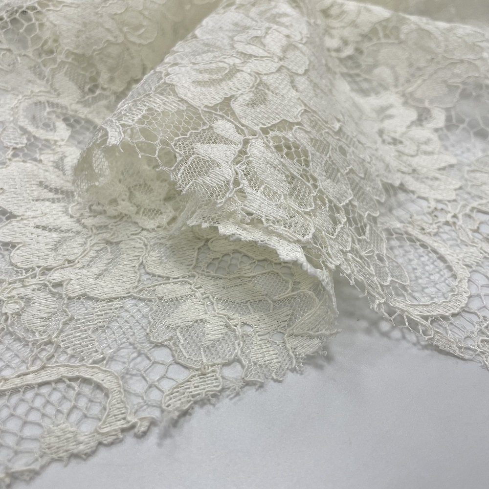 Best Selling White Cord Lace Fabric African Nigerian Water Soluble Lace French Dresses Guipure Lace Fabric