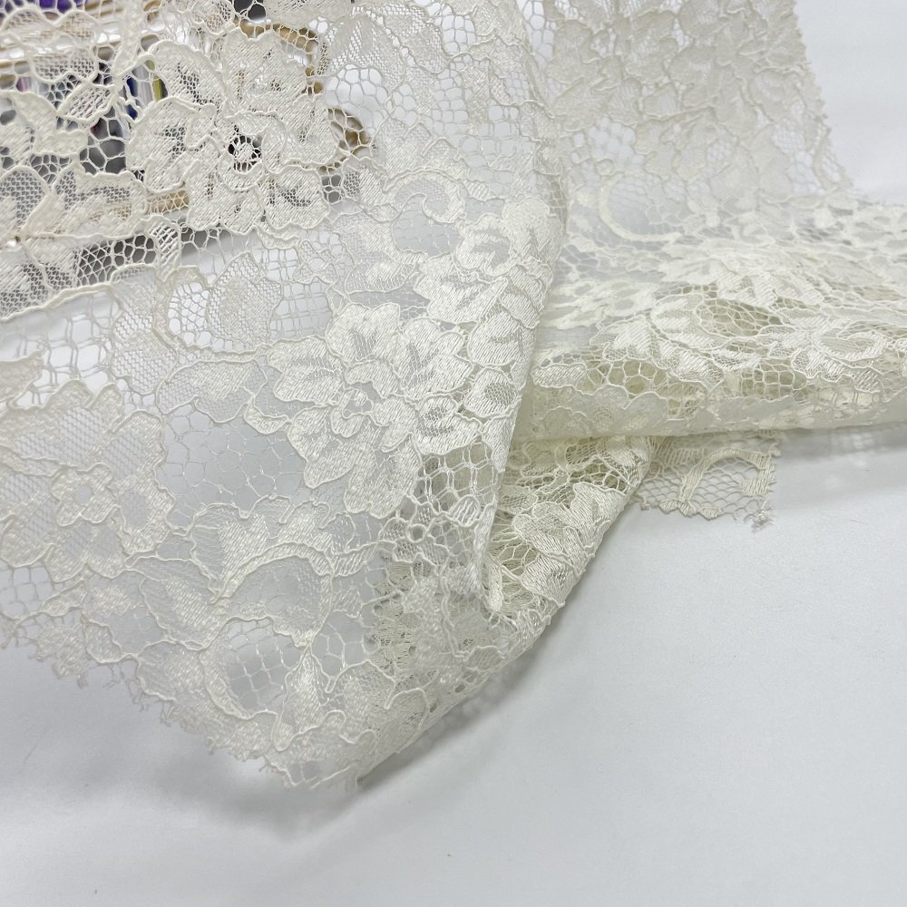 Best Selling White Cord Lace Fabric African Nigerian Water Soluble Lace French Dresses Guipure Lace Fabric
