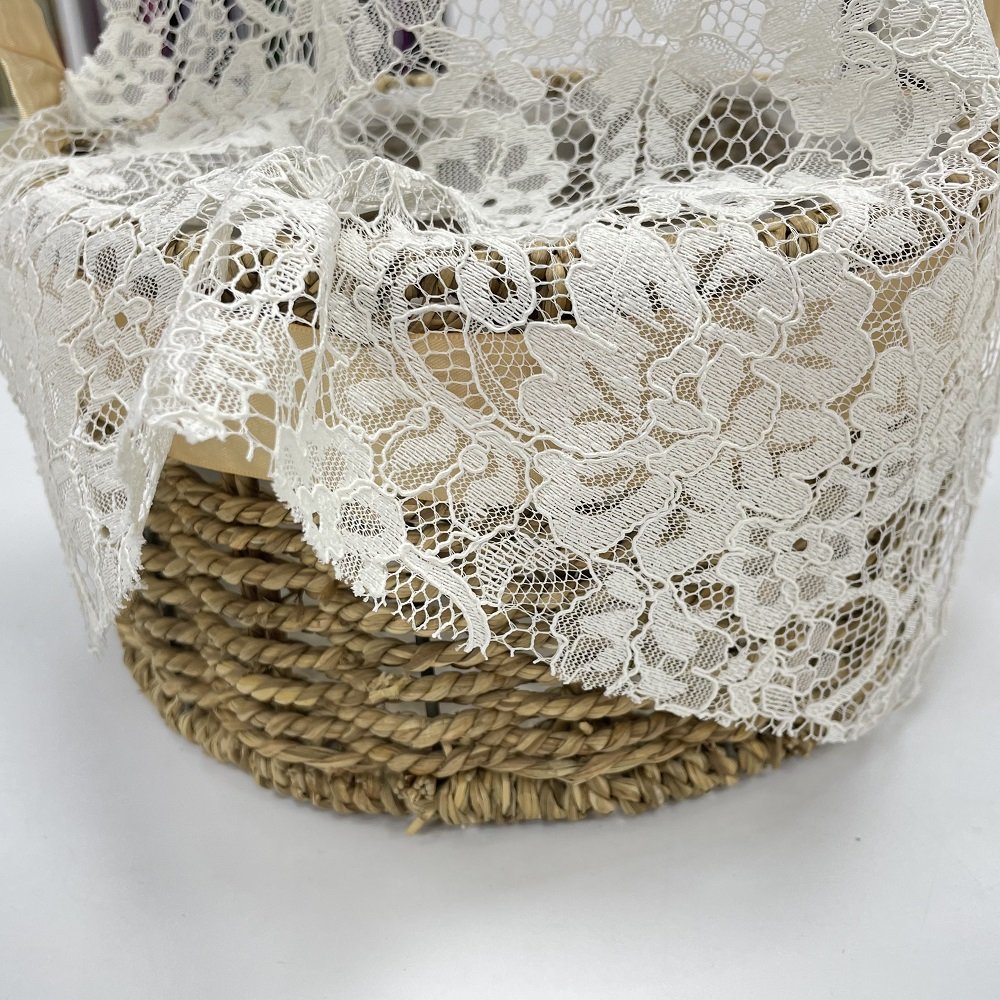 Best Selling White Cord Lace Fabric African Nigerian Water Soluble Lace French Dresses Guipure Lace Fabric