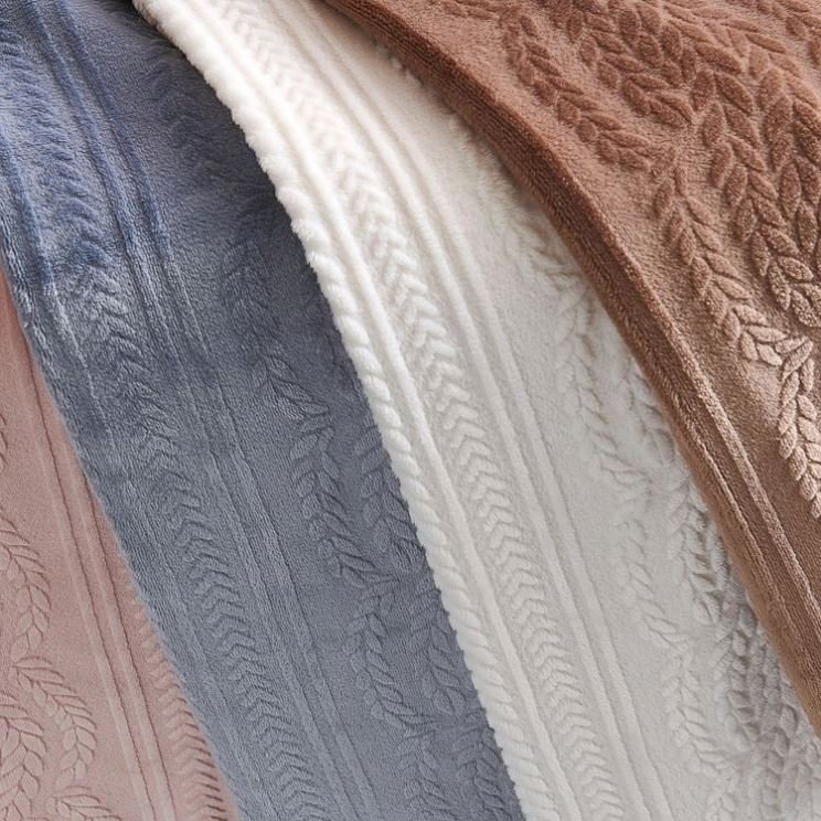 Printing Other African Lace Woven Brocade Machine Floral Printed Quilted Microfiber Fleece Fabric