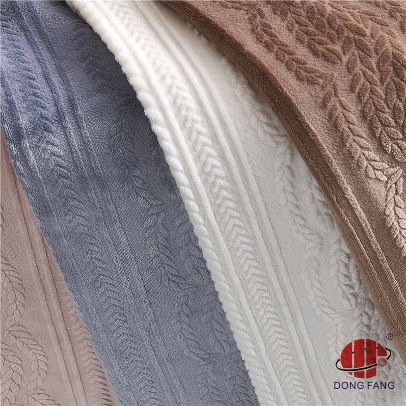 Printing Other African Lace Woven Brocade Machine Floral Printed Quilted Microfiber Fleece Fabric