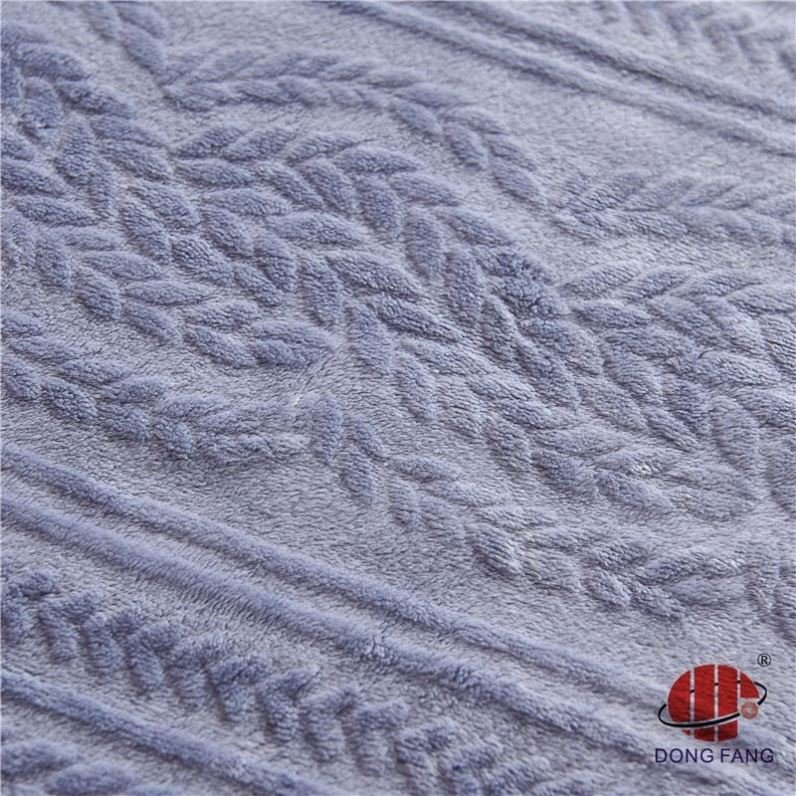 Printing Other African Lace Woven Brocade Machine Floral Printed Quilted Microfiber Fleece Fabric