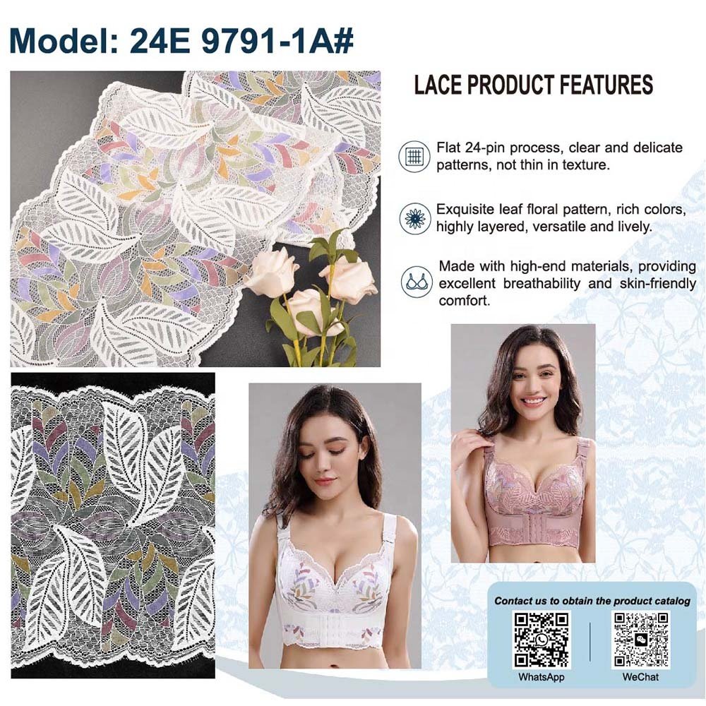 New Fashion African embroidery polyester fabric lace factory
