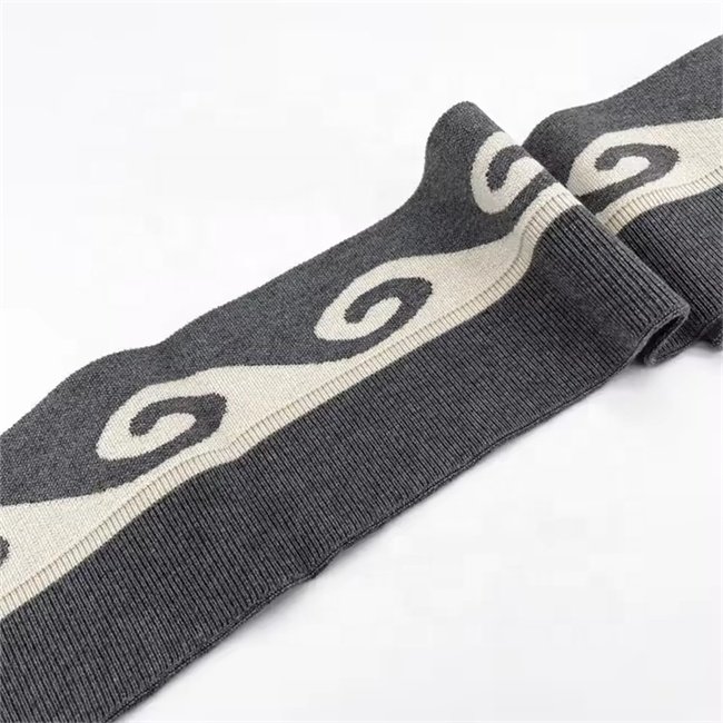Good price viscose spandex comfortable fabric rib cuffs for casual clothes